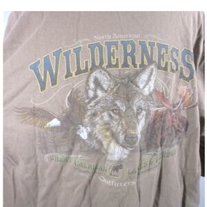 Sportsman Warehouse American Wilderness Wold Eagle Moose Graphic Tshirt XXL
